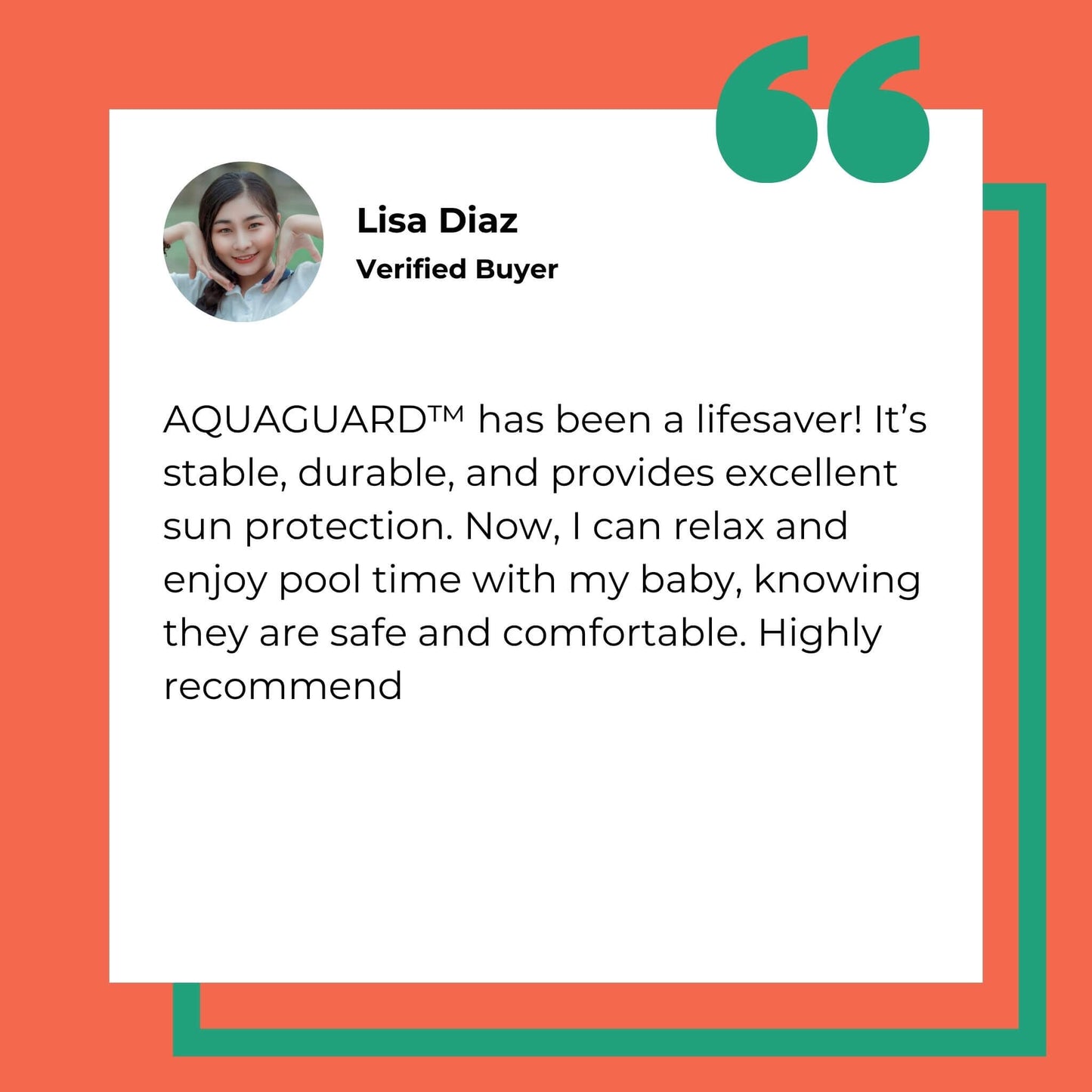 AQUAGUARD™ - Infant Pool Float with UV Canopy