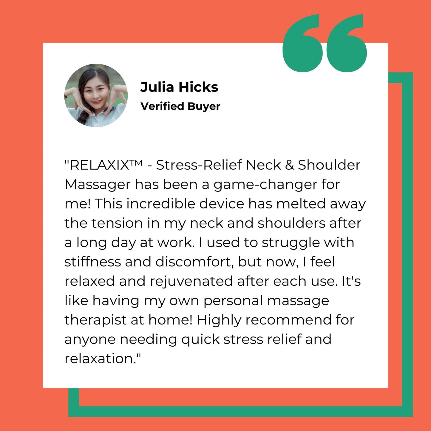 RELAXIX™ - STRESS-RELIEF NECK & SHOULDER MASSAGER