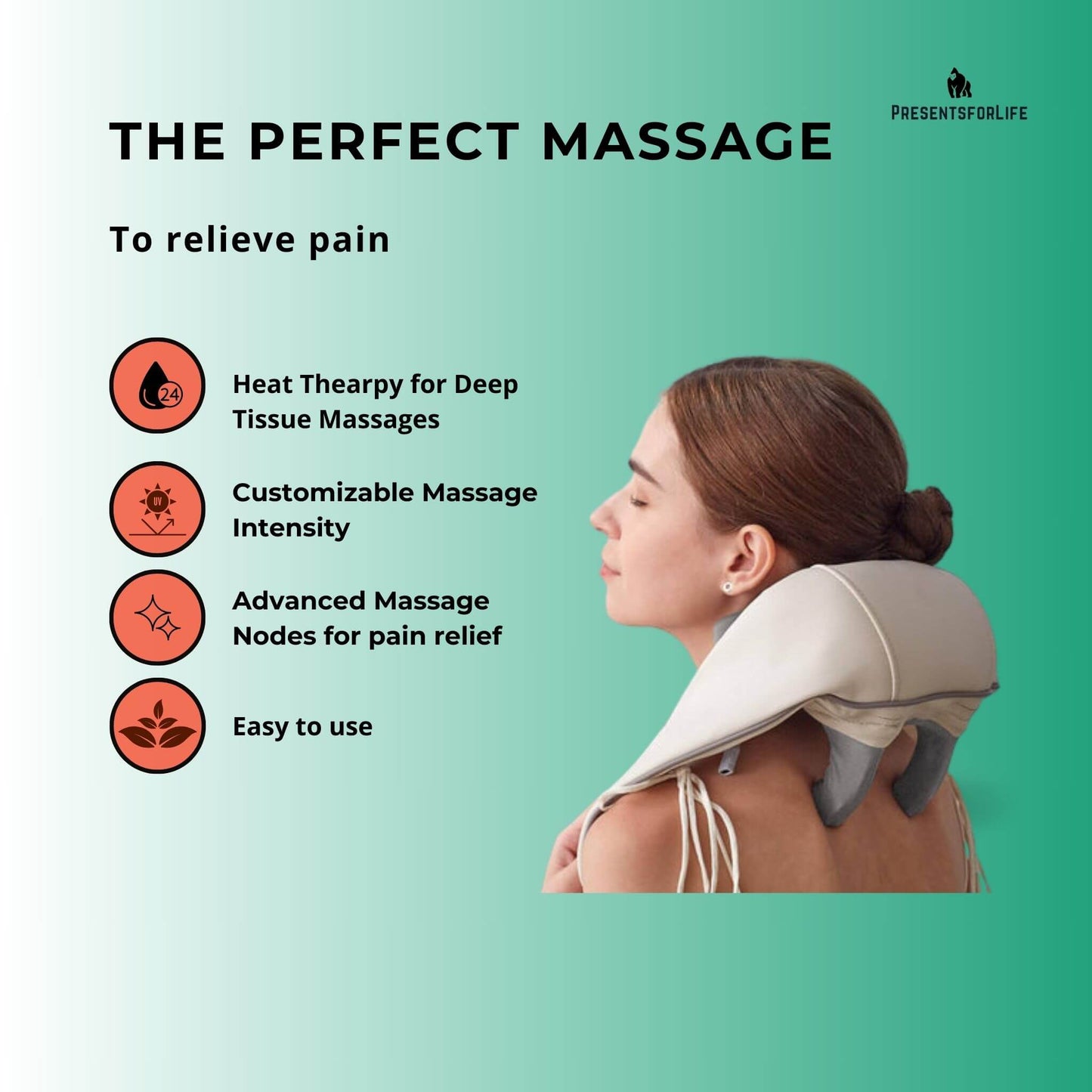 RELAXIX™ - STRESS-RELIEF NECK & SHOULDER MASSAGER