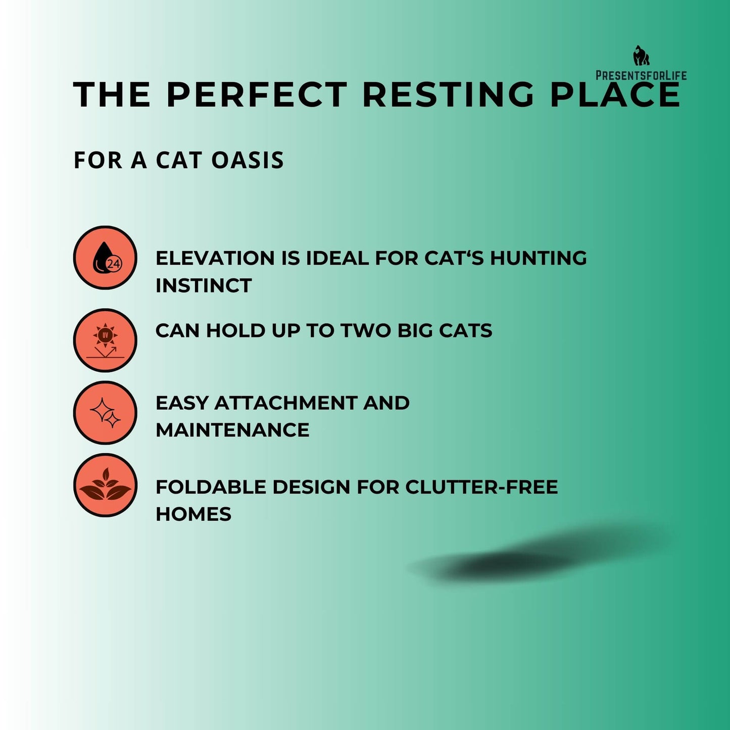 ClimbNRest™ - Foldable Cat Hammock with Strong Suction