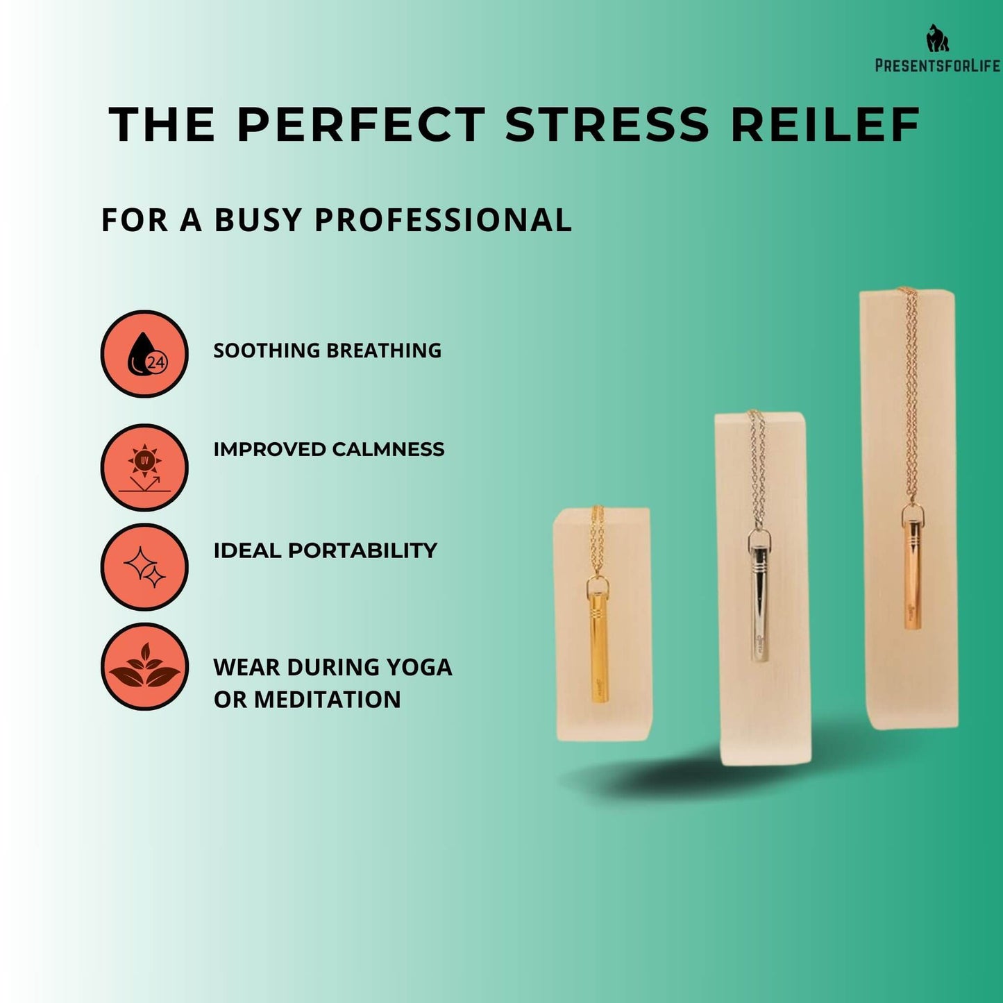 CALMACE™ - Stress Relief Breathing Pendant