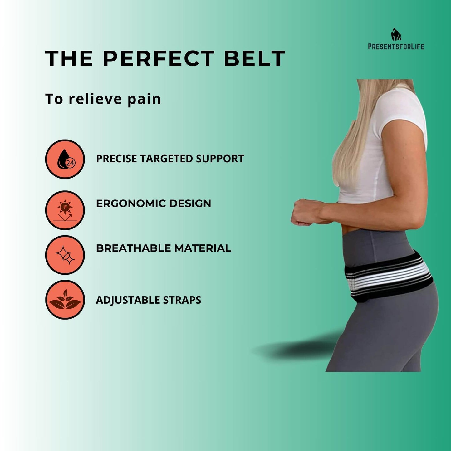 COMFORTEASE™ - ALIGNMENT SUPPORT BELT